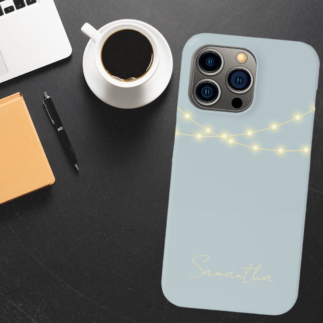 Pastel Light Blue Girly Minimalistisch Chic Case-Mate iPhone Hülle (Von Creator hochgeladen)