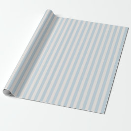 Pastel Light Blue Stripe Geschenk Geschenkpapier