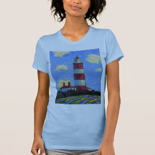 Pastel Lighthouse und Lavenderfelder T-Shirt