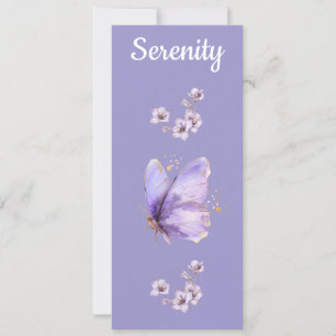 Pastel Lila Butterfly Lesezeichen
