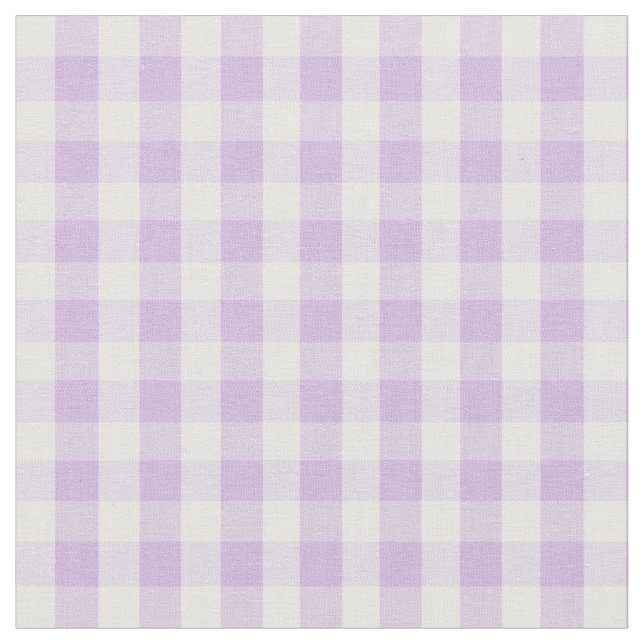 Pastel Lila Gingham Pattern Stoff (Nahaufnahme)