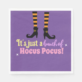 Pastel Lila Hocus Pocus Halloween Witz Leg Serviette