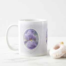 Pastel Lila Iris Tasse am Muttertag