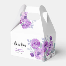 Pastel Lila Rose Grüne Geburtstagsgeschenk Box Geschenkschachtel
