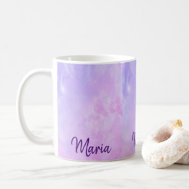 Pastel Lila Tasse (Mit Donut)