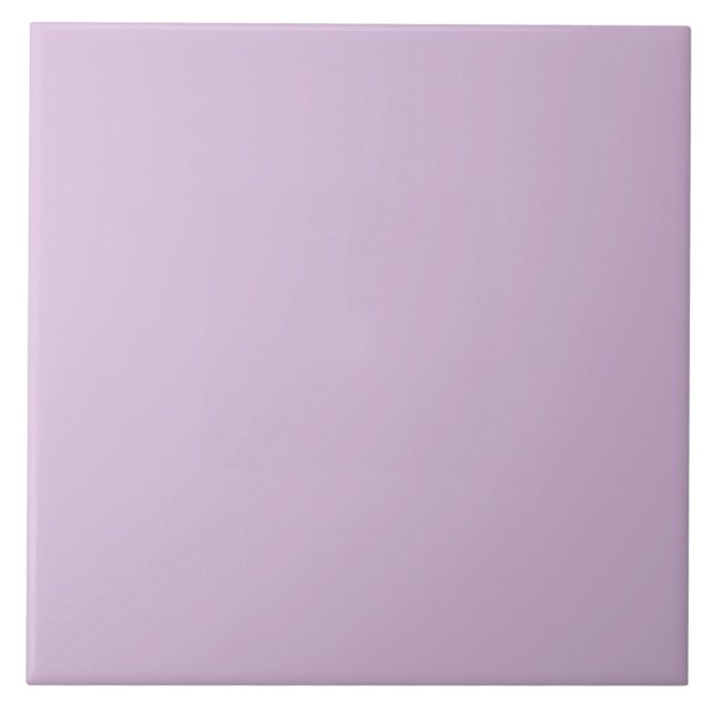 Pastel Lilac Keramik Tile. Fliese (Vorderseite)