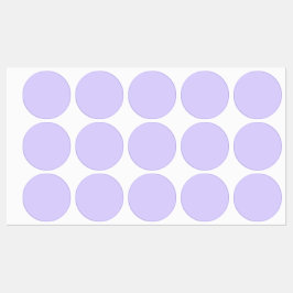 Pastel Lilac Solid Color | Classic | elegant Etiketten