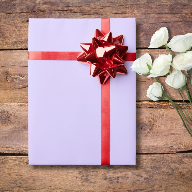 Pastel Lilac Solid Color | Classic | elegant Geschenkpapier (Von Creator hochgeladen)