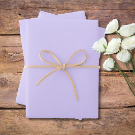 Pastel Lilac Solid Color | Classic | elegant Geschenkpapier Set