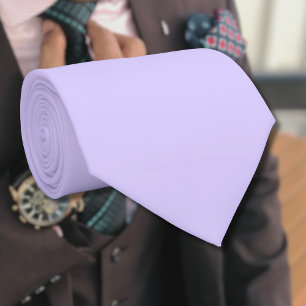 Pastel Lilac Solid Color Classic elegant Krawatte