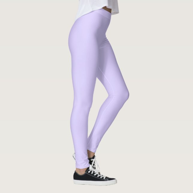 Pastel Lilac Solid Color | Classic | elegant Leggings (Rechts)
