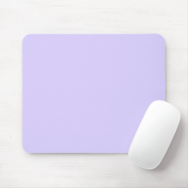 Pastel Lilac Solid Color | Classic | elegant Mousepad (Mit Mouse)