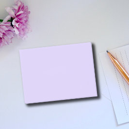 Pastel Lilac Solid Color | Classic | elegant Post-it Klebezettel