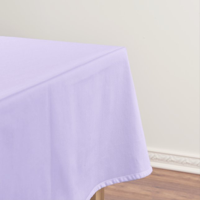 Pastel Lilac Solid Color | Klassisches Elegant Tischdecke (Beispiel)