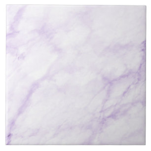 Pastel Lilac Wasserfarbenmarmor Abstraktes Muster Fliese