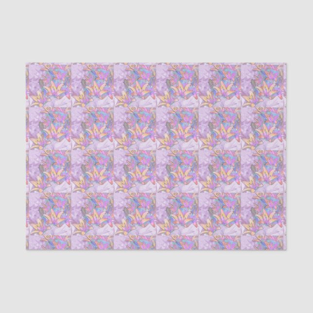 Pastel Lily Liebe Seidenpapier (Vorderseite)