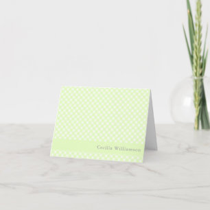 Pastel Lime Green Gingham Karierter Pattername