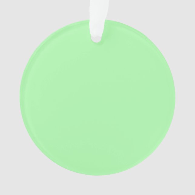 Pastel Lime Green Ornament (Vorderseite)