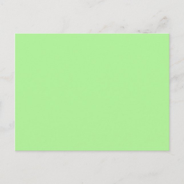 Pastel Limon Sherbet Blank Postkarte (Vorderseite)