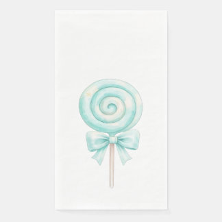 Pastel Lollipop Birthday Party Napkins Serviette