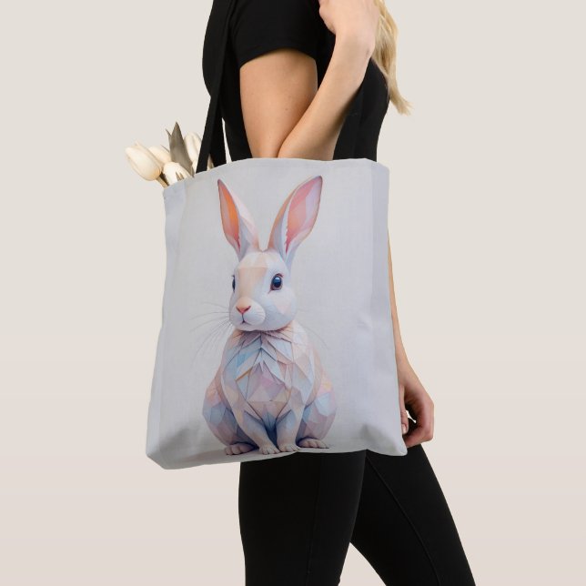 Pastel Low-Poly Bunny (Von Nahem)