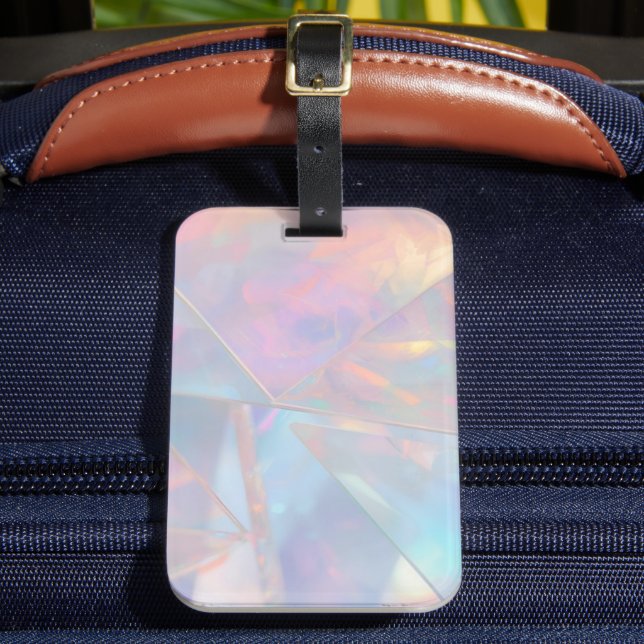 Pastel Luggage Tag Gepäckanhänger (Vorderseite Insitu 2)