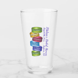 Pastel Macaron Cookies Französisches Backgebäck Glas