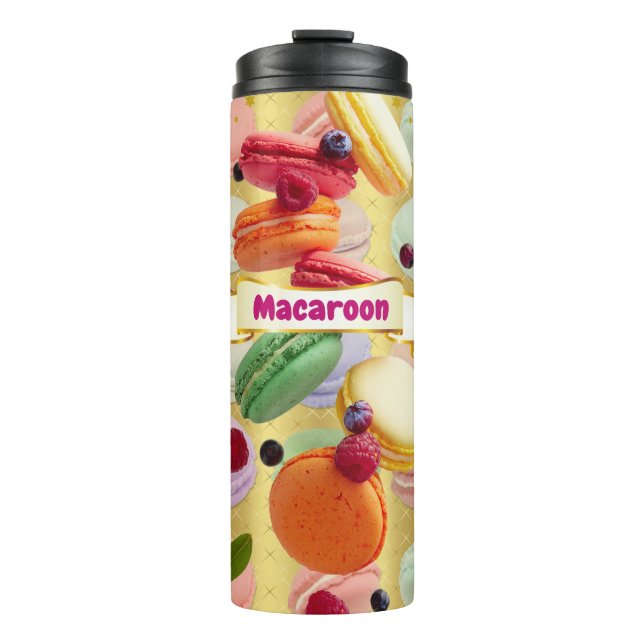 Pastel Macaroon Thermosbecher (Vorderseite)