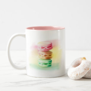 Pastel Macaroon Triplet Stapel Zweifarbige Tasse