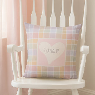 Pastel-Madras-Kinderschlafkissen mit individuellem Kissen