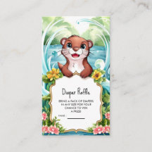 Pastel Magical Otter Baby Dusche