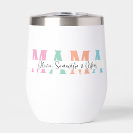 Pastel MAMA Personalisierte Wasserflasche - Custom