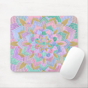 Pastel Mandala II Mousepad