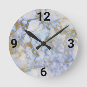 PASTEL MARBLE Moderne Uhr