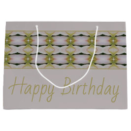 Pastel Mauve mit modernem Muster Große Geschenktüte