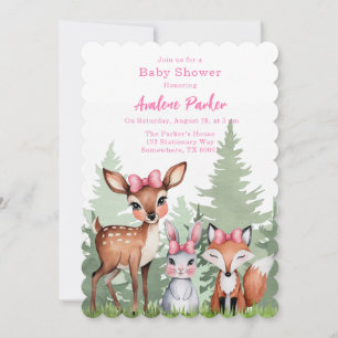 Pastel Meadow Companies: Oh Baby Girl Shower Einladung