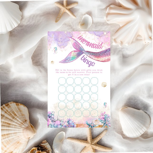 Pastel Mermaid Bingo Undersea Girl (Von Creator hochgeladen)