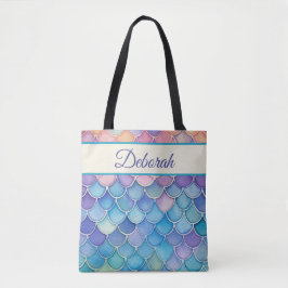 Pastel Mermaid Scales Personalisiert