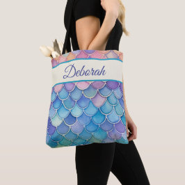 Pastel Mermaid Scales Personalisiert
