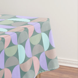 Pastel Mid Century Modern Tischdecke