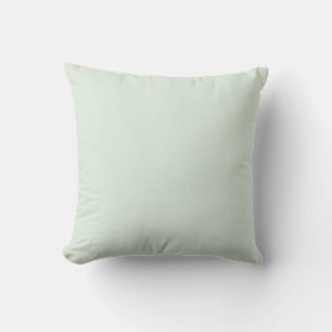 Pastel Mint Green Solid Color Kissen
