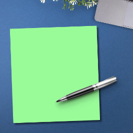 Pastel Mint Solid Color | Classic | elegant Notizblock