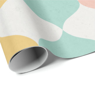 Pastel Mitte des Jahrhunderts Moderne Geschenkwrap Geschenkpapier