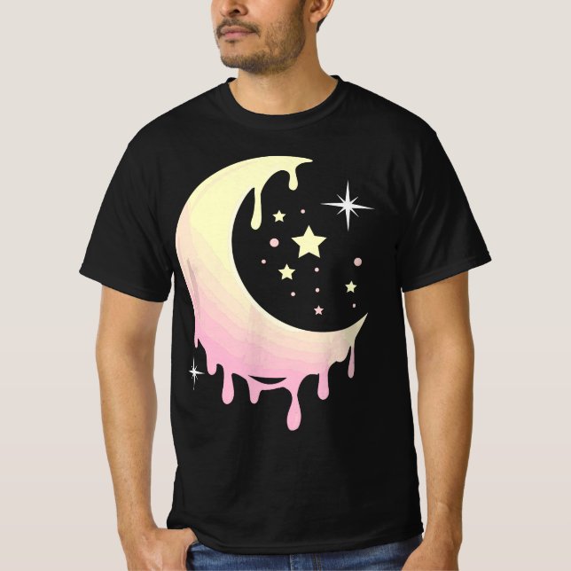 Pastel Moon Kawaii Pastel Goth  T-Shirt (Vorderseite)
