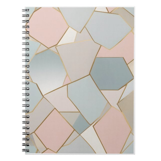 Pastel Mosaic Dream Notebook Notizblock (Vorderseite)
