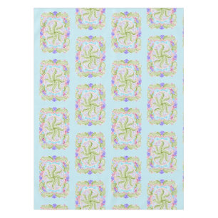 Pastel Nature Mandala Art Tischdecke