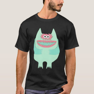 Pastel Nauga gefülltes Tiermonster-Rückgrat T-Shirt