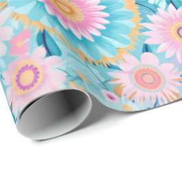 Pastel niedlich boho geschenkpapier