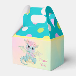 Pastel Niedlich Dragon Girl Birthday/Baby Dusche Geschenkschachtel