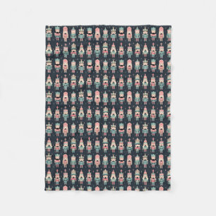 Pastel Nutcracker Fleecedecke
